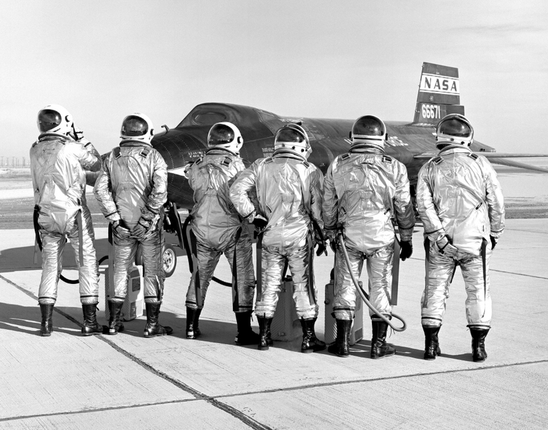 Illustration for article titled Outstanding photos of the X-15, the fastest manned rocket plane ever